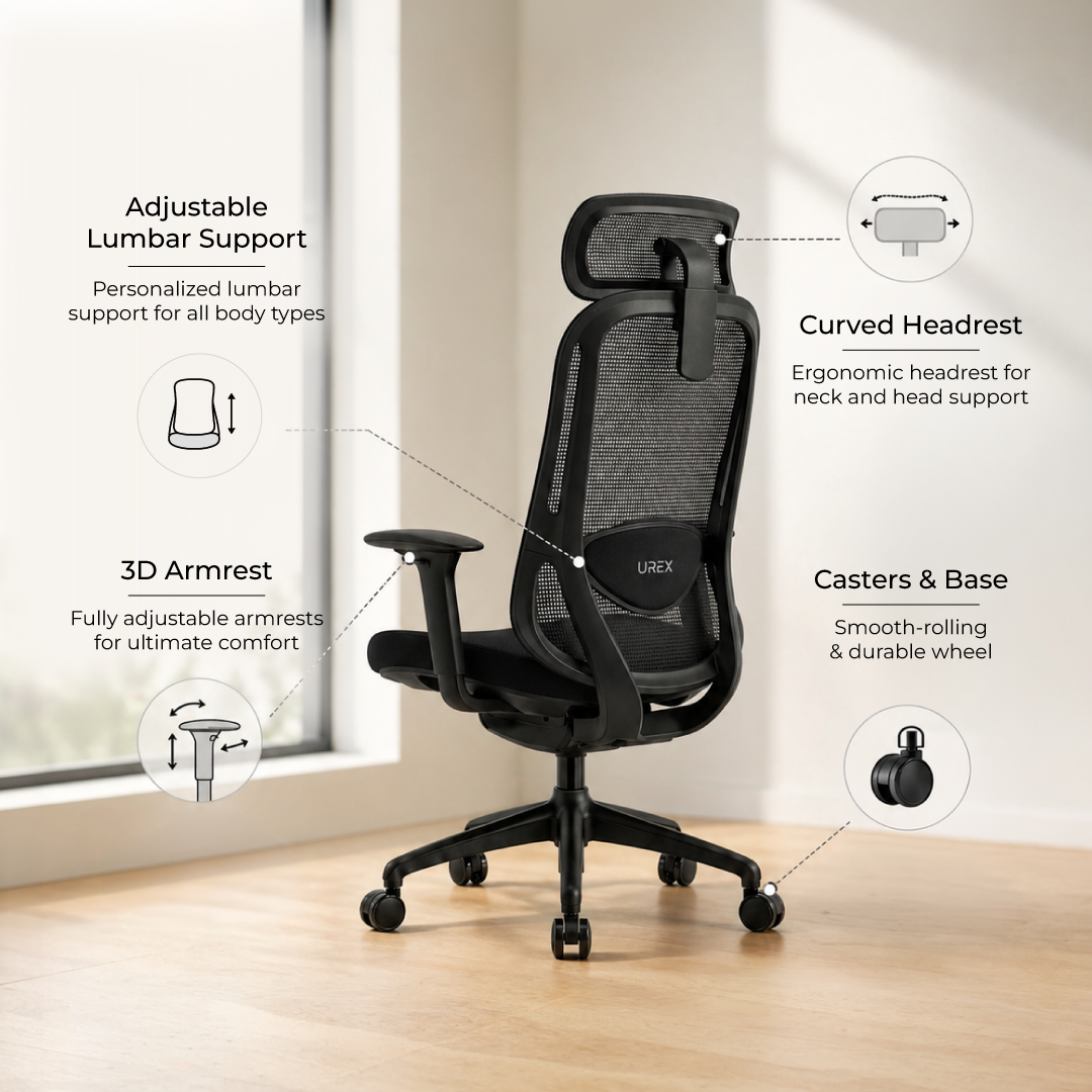 byUrbanLab UREX Ergonomic Office Chair