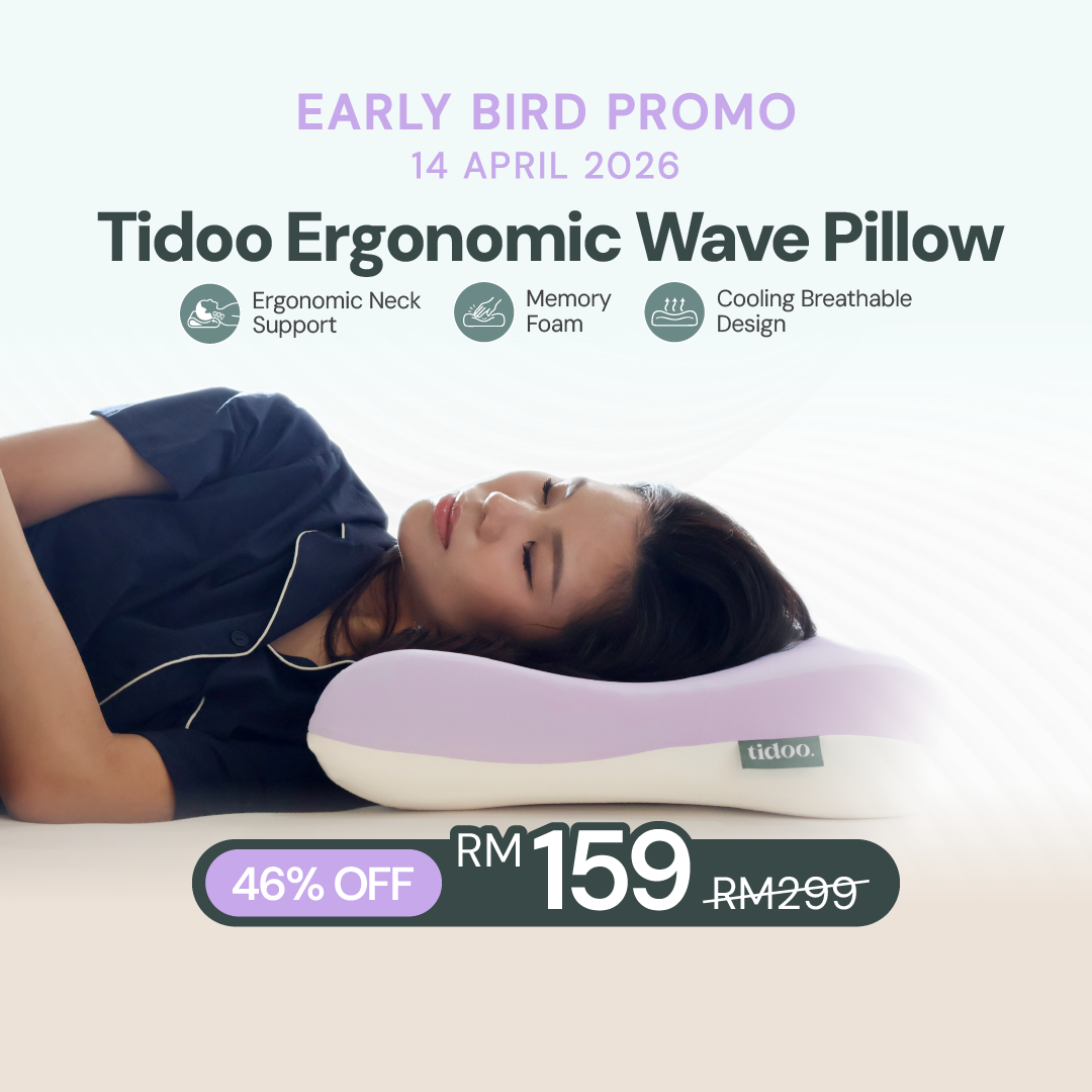 Tidoo byUrbanLab Ergonomic Wave Memory Foam Pillow