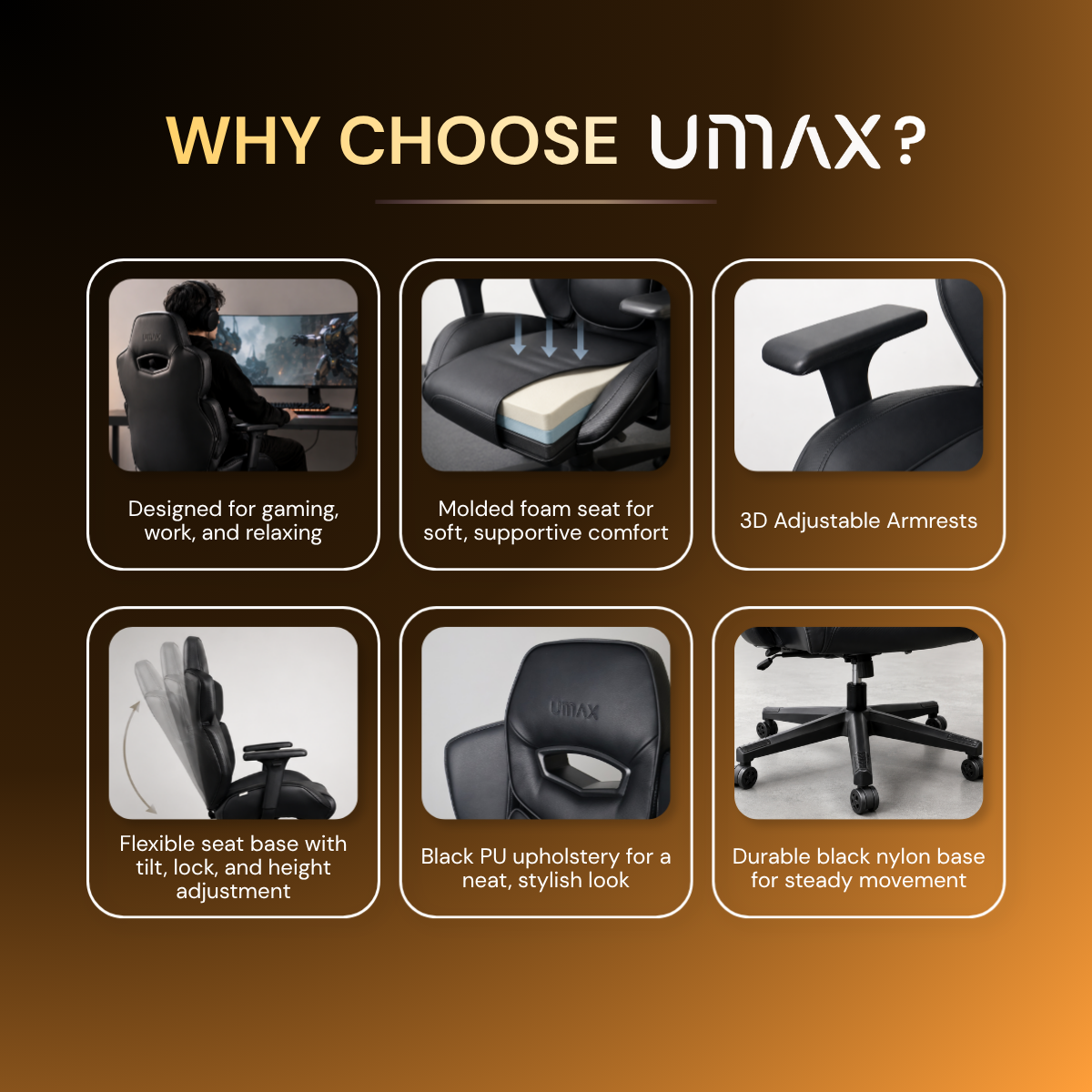 byUrbanLab UMAX Gaming Chair