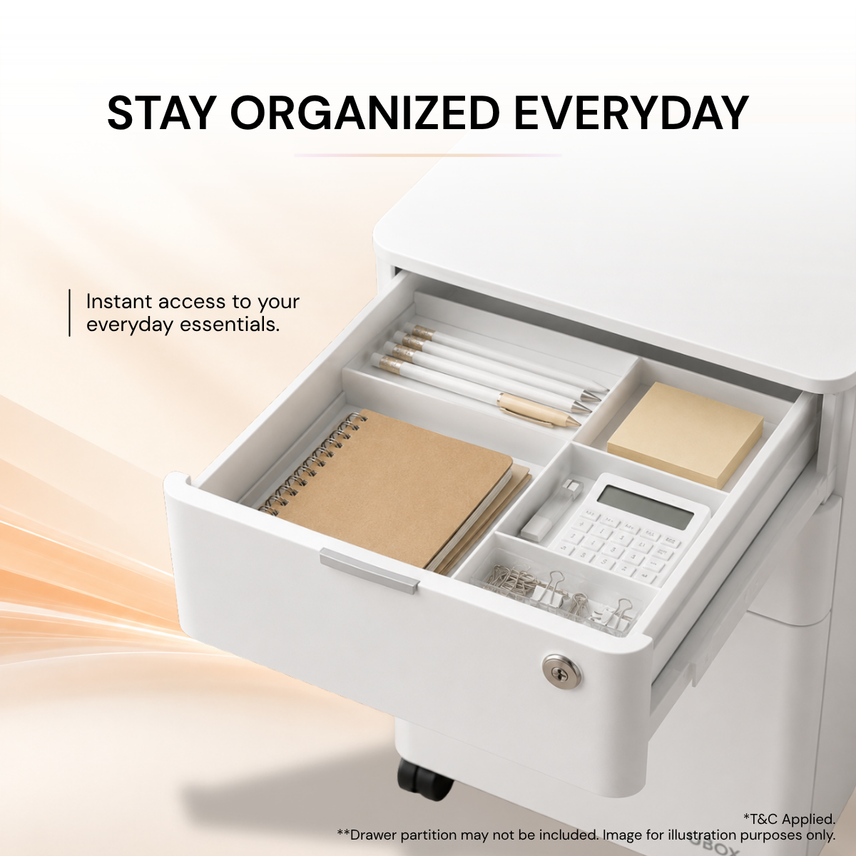 byUrbanLab UBOX Pedestal Drawer