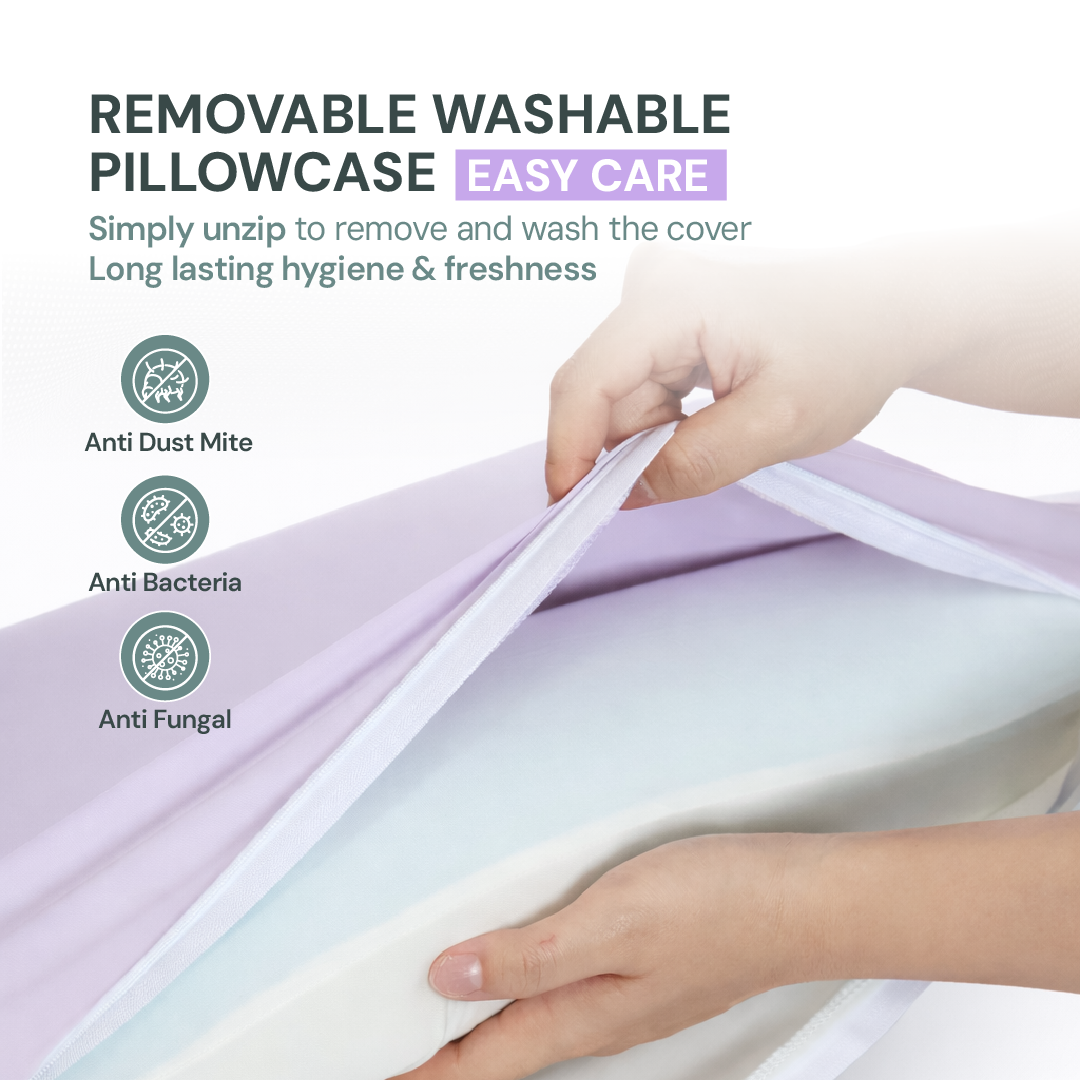Tidoo byUrbanLab Ergonomic Wave Memory Foam Pillow