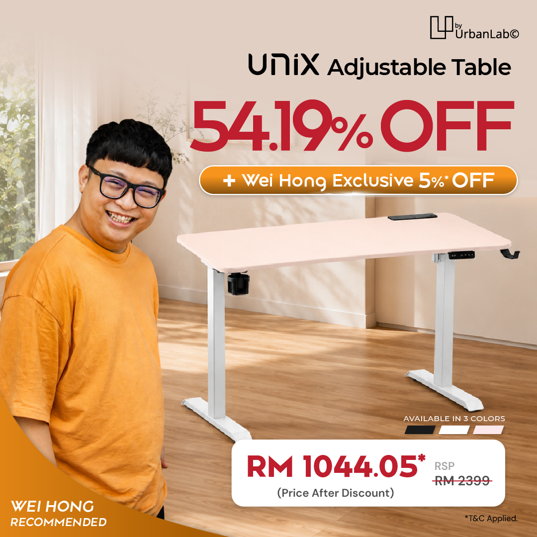 [WEI HONG] byUrbanLab UNIX Adjustable Table